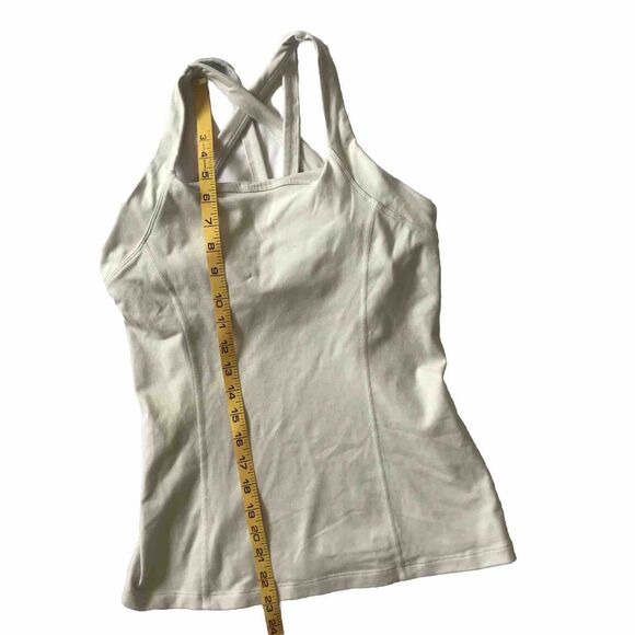 Lululemon Tank Top SZ 6 Criss Cross Back Active Workout Athletic Built-In Bra - Picture 8 of 8